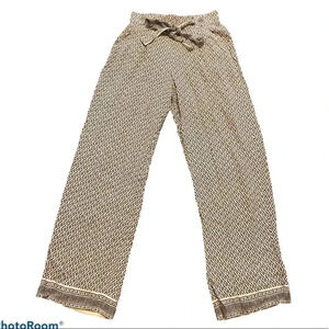 Solitaire Pallazo  elastic waist lounge wear pants Sz S
